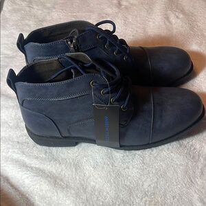 Andrew Fezza Men's Blue Boots NWT size 10.5